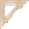 Ekena Millwork Balboa Traditional Smooth Bracket w/ Offset Brace, Douglas Fir, 7 1/2"W x 32"D x 32"H BKT0806X32X32BOA01SDF - alternate 4